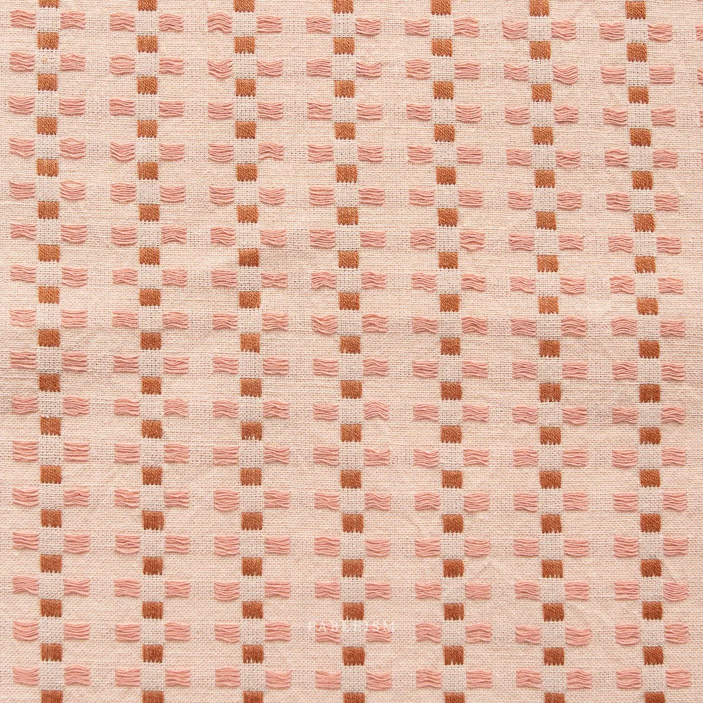 Basket Weave in Soft Pink Canyon Springs | Fableism Supply Co