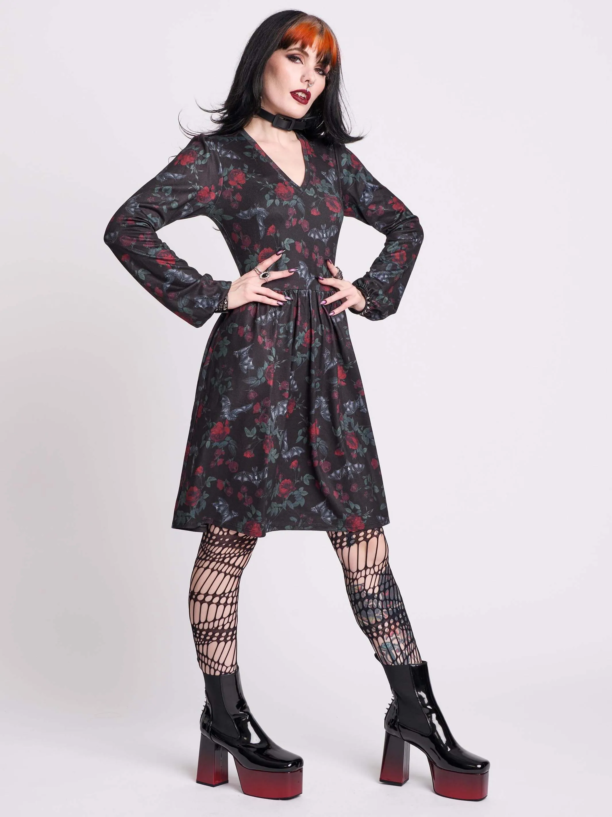 Bat's Roost Skater Dress