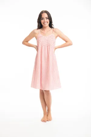 Bendigo Frilly Nightie Coral