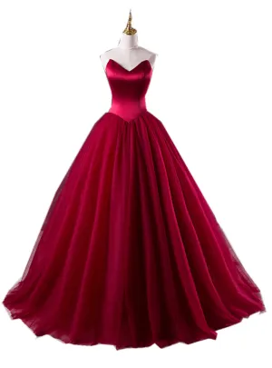 Burgundy Prom Dresses Ball Gowns Prom Dresses