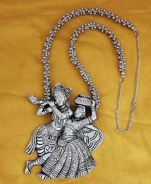 Combo Of 2 Silver-Plated Stone Studded & Beaded Jewellery Set