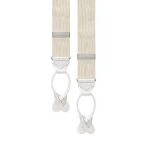 Cream Grosgrain Silk Brace