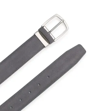 Dark Grey Suede Belt