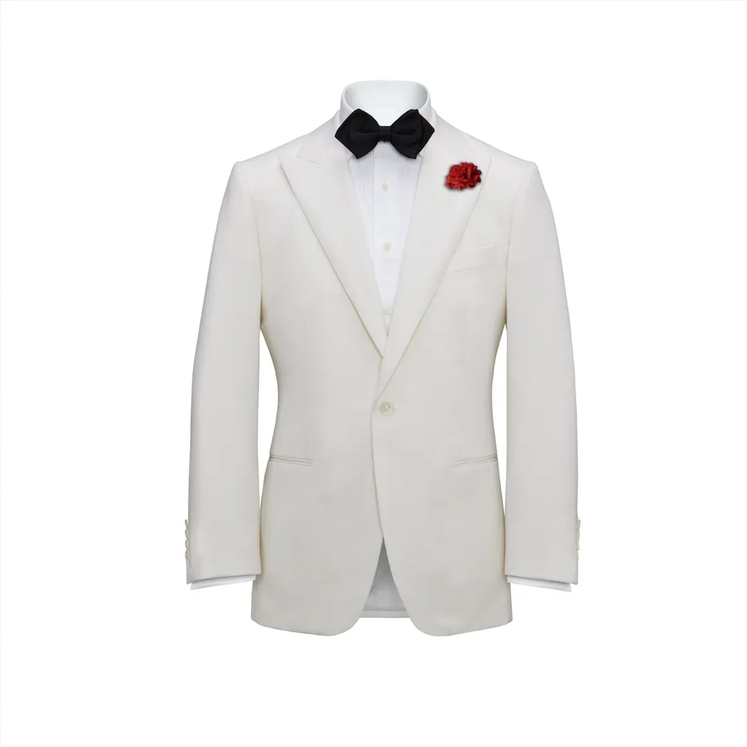 Ecru Peak Lapel Dinner Jacket