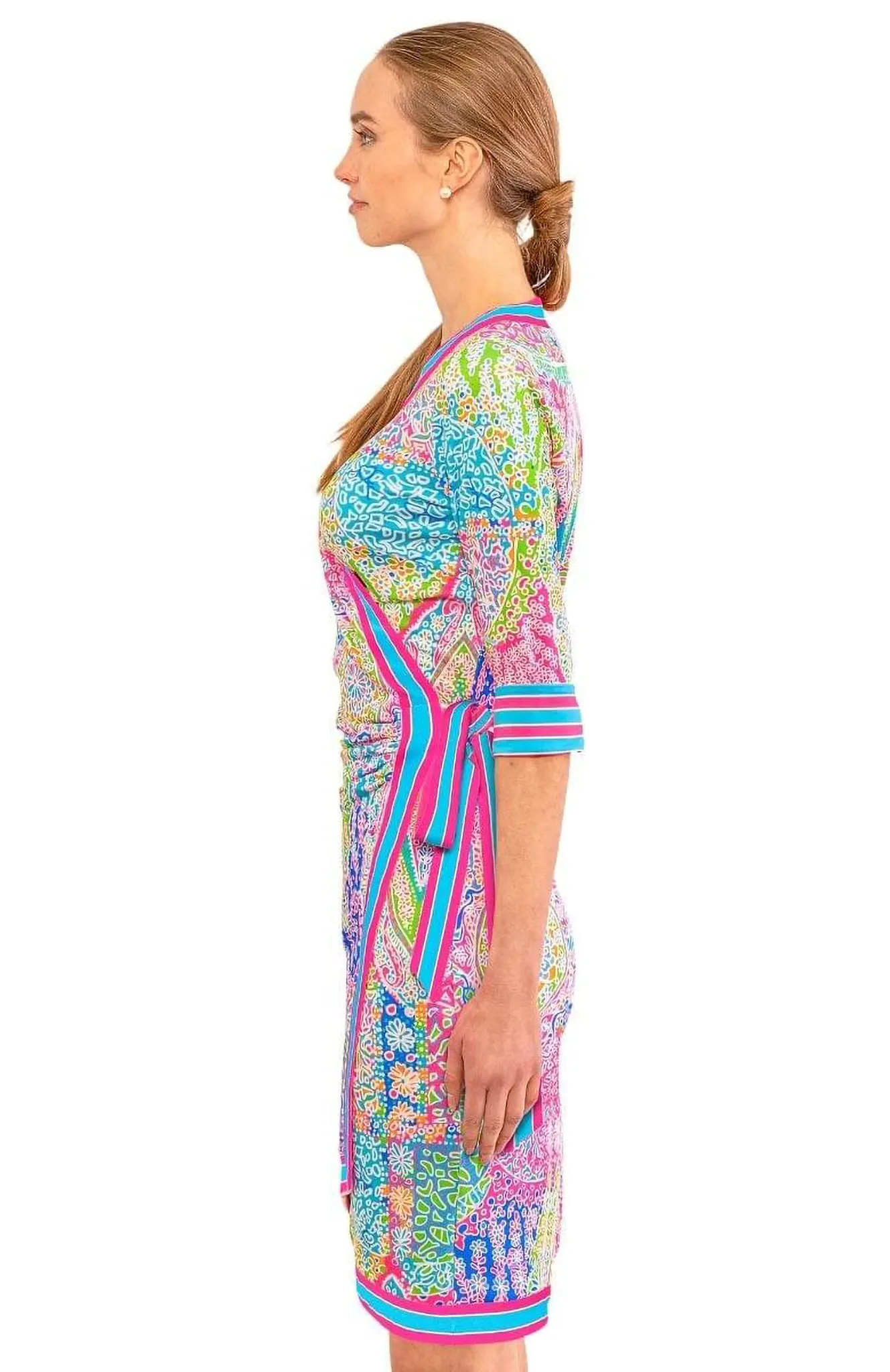 Gretchen Scott Wrap Me Up Dress - Grand Bazaar - Brights*