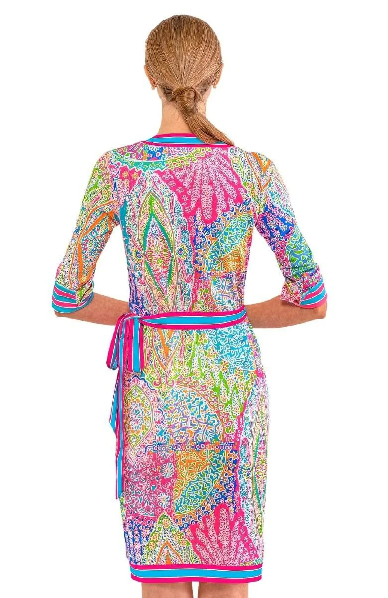 Gretchen Scott Wrap Me Up Dress - Grand Bazaar - Brights*