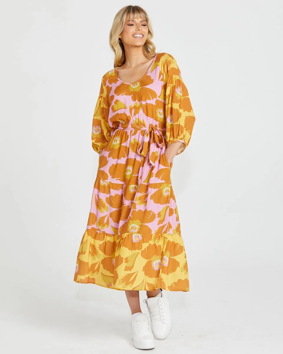 Harriet Tiered Midi Dress