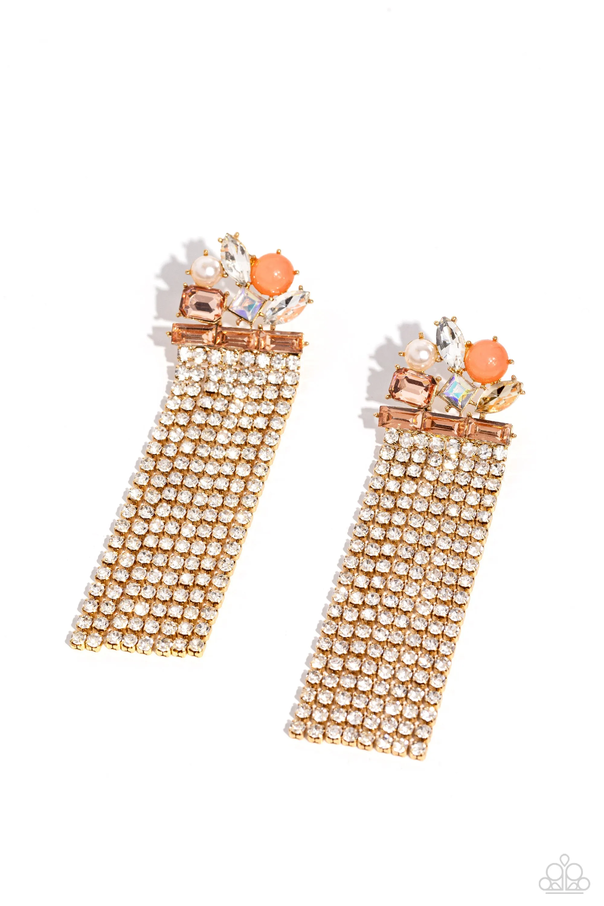 Horizontal Hallmark Gold-Earrings