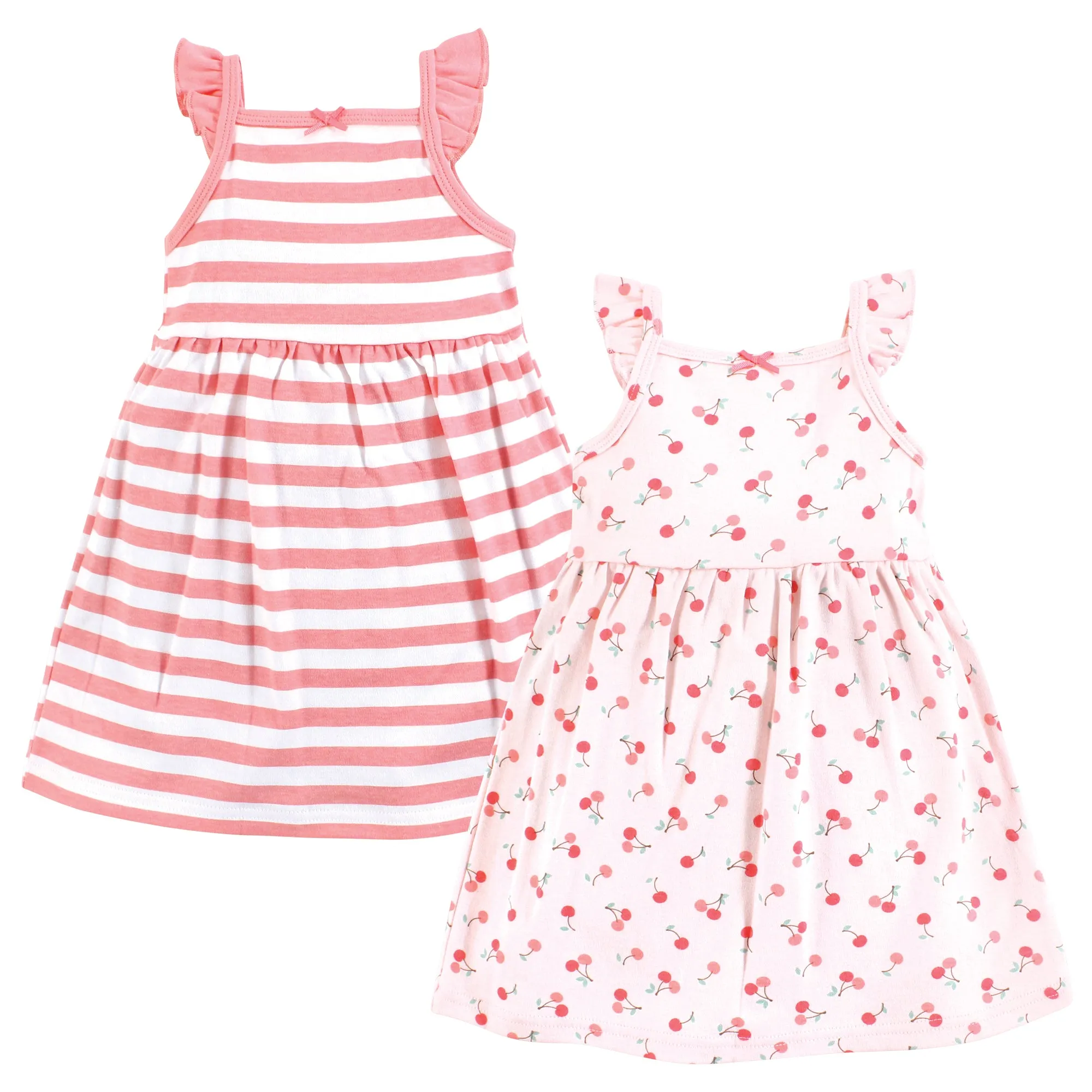 Hudson Baby Cotton Dresses, Cherry Sweet