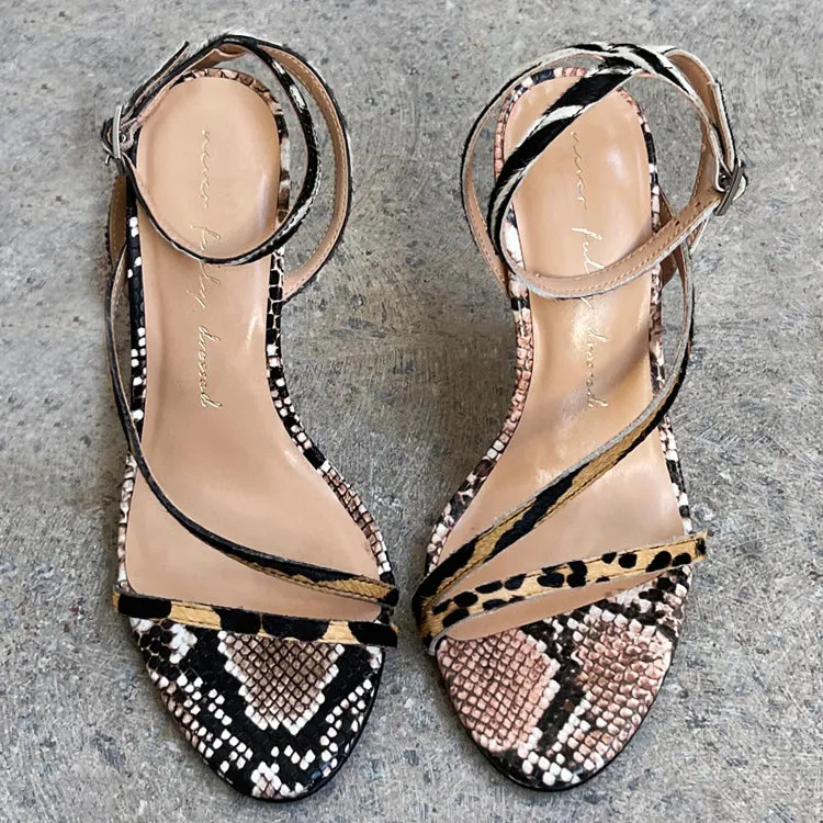 Leopard Mix Stiletto Heel