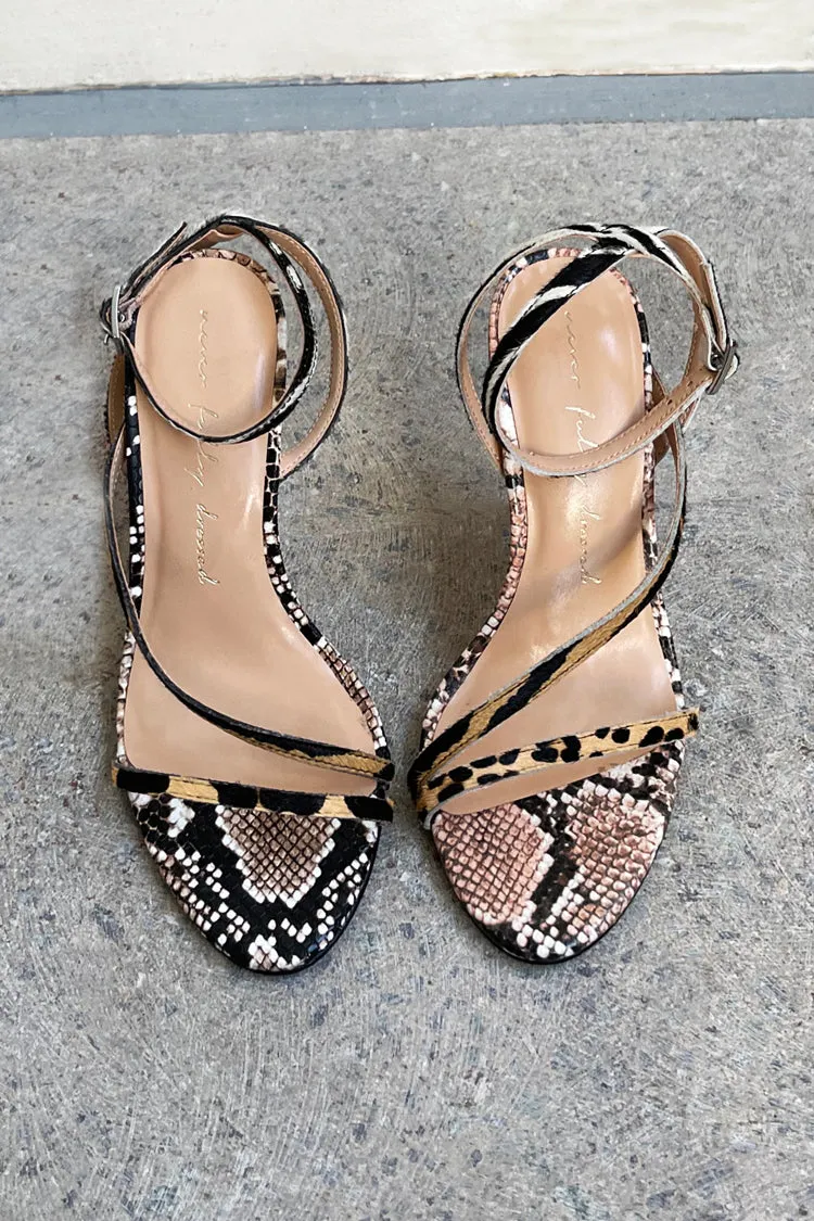 Leopard Mix Stiletto Heel