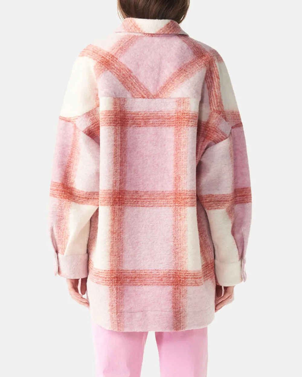 Light Pink Lemina Shirt Jacket