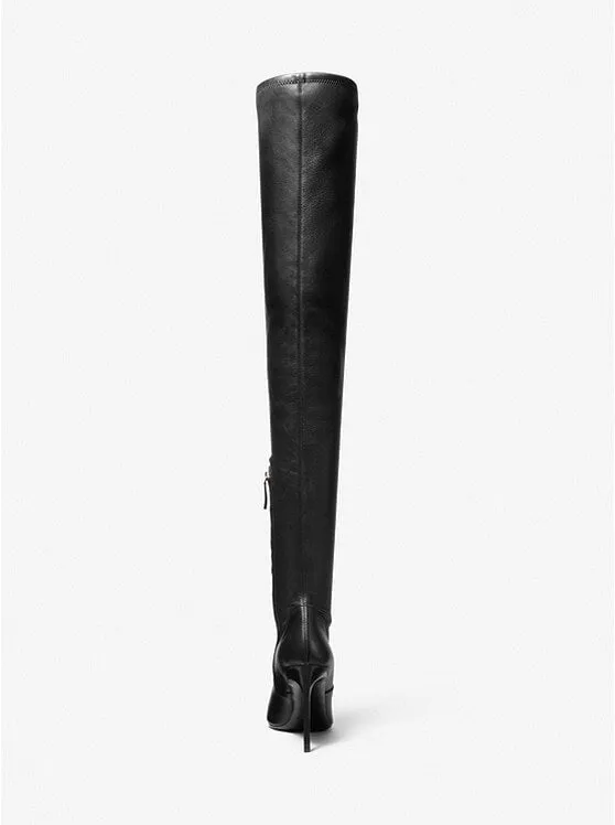 Michael Kors Collection Elle leather boots, black