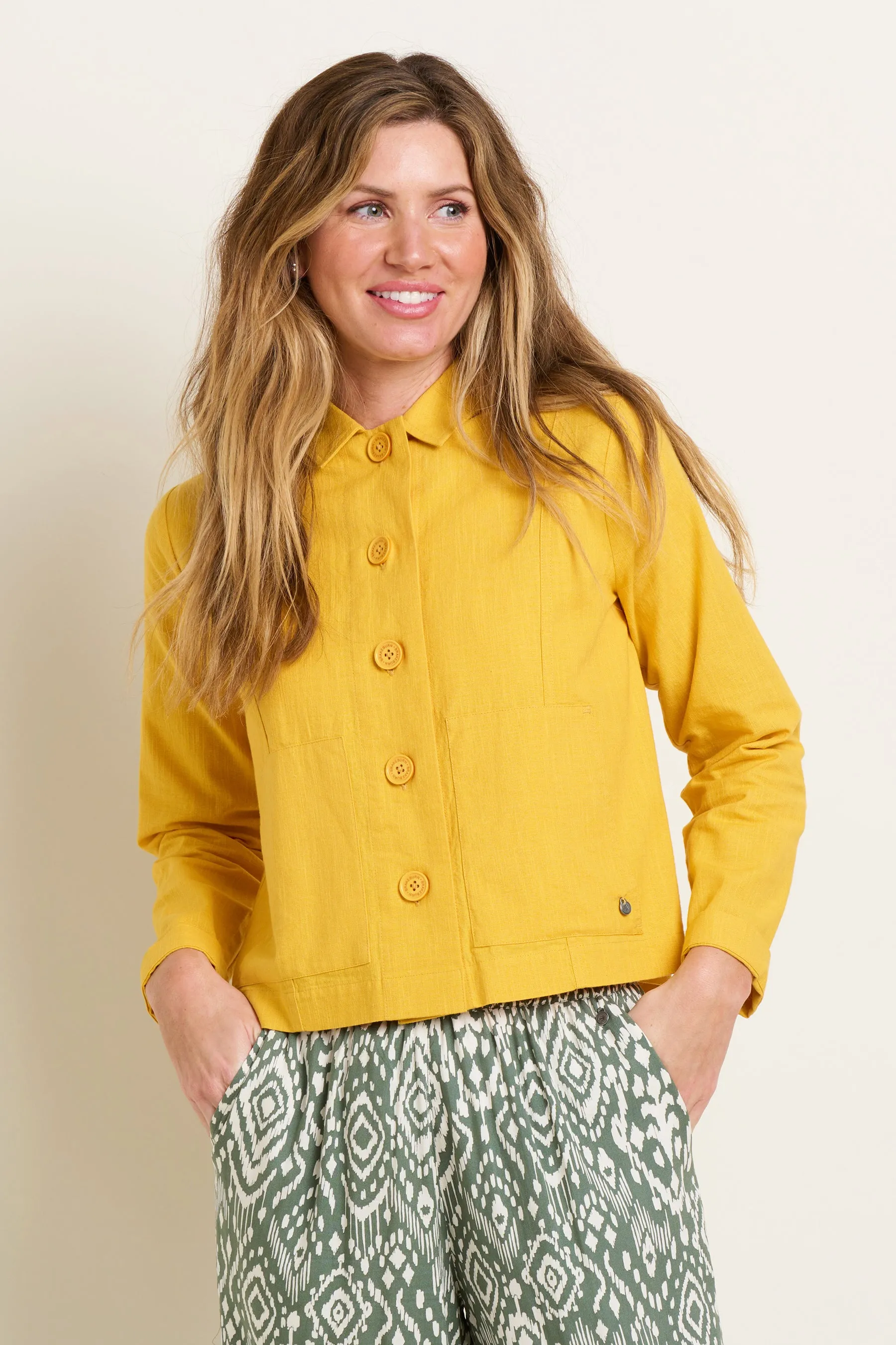 Mustard Casual Jacket