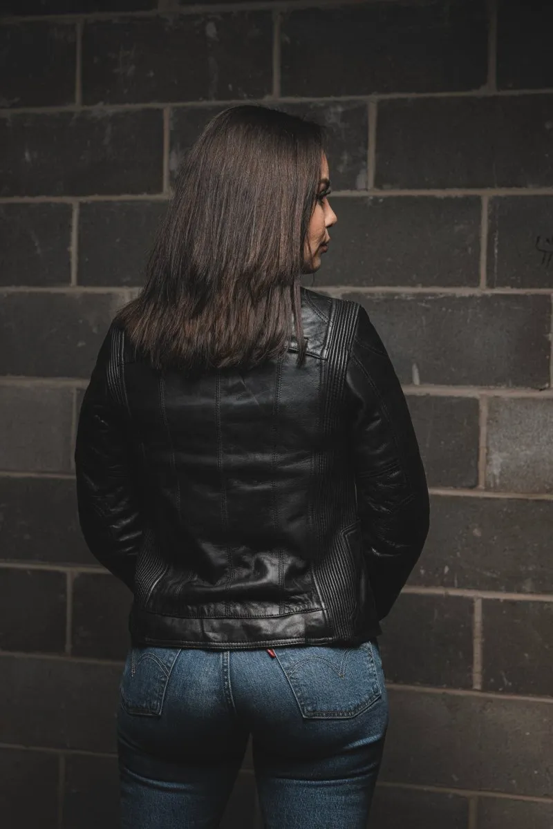 Supastar - Womens Motorcycle Leather Jacket