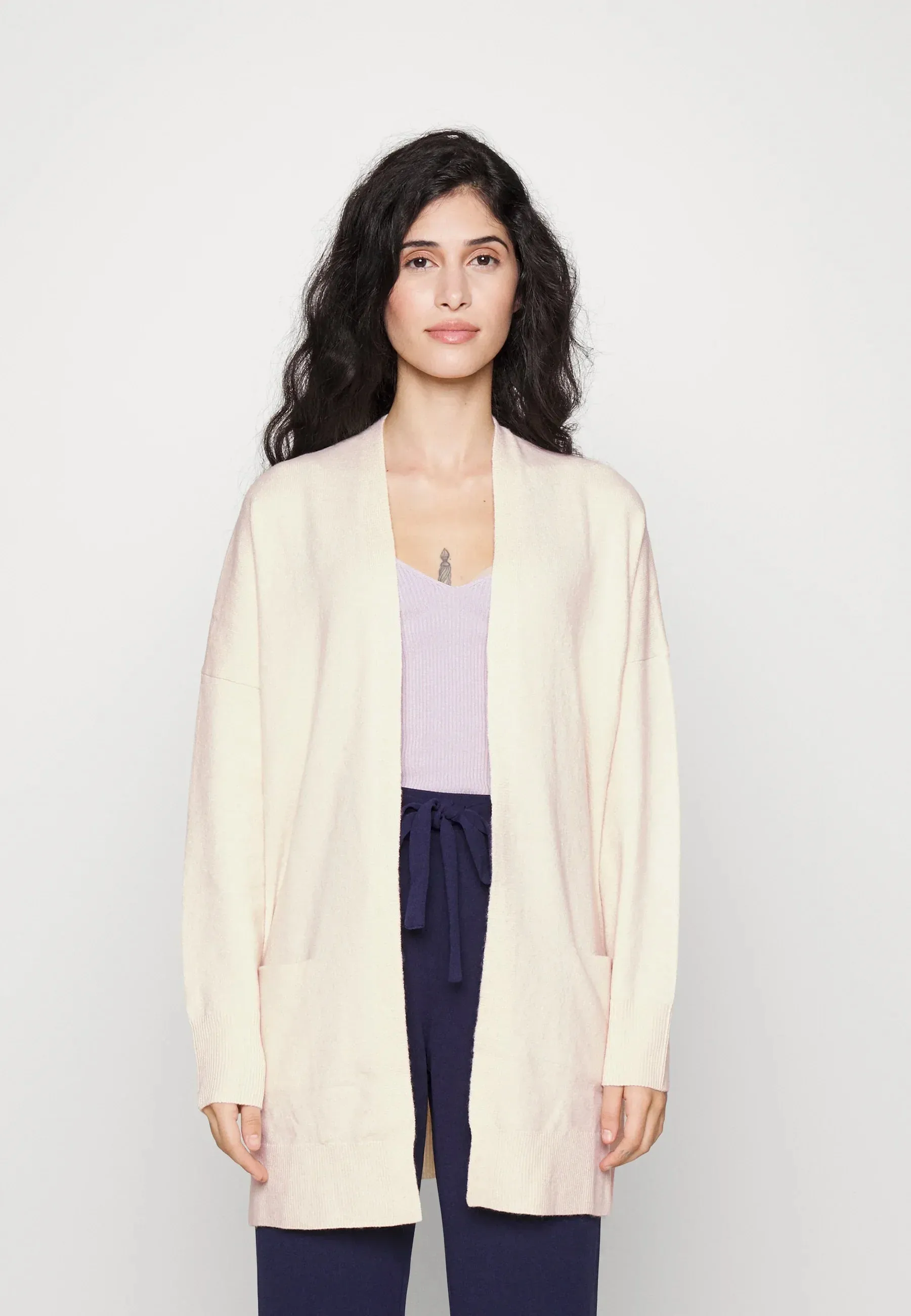 The Alpa Open Cardigan - Sandshell