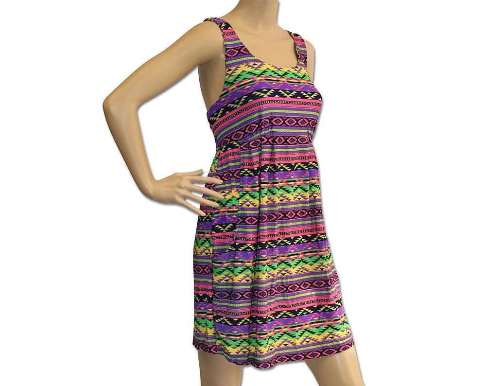 Tribal Print Short Sundresses Maxi Dresses