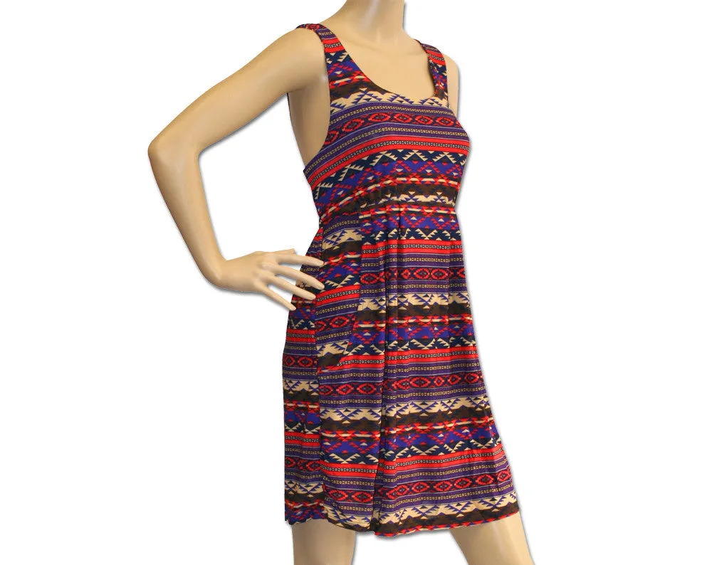 Tribal Print Short Sundresses Maxi Dresses