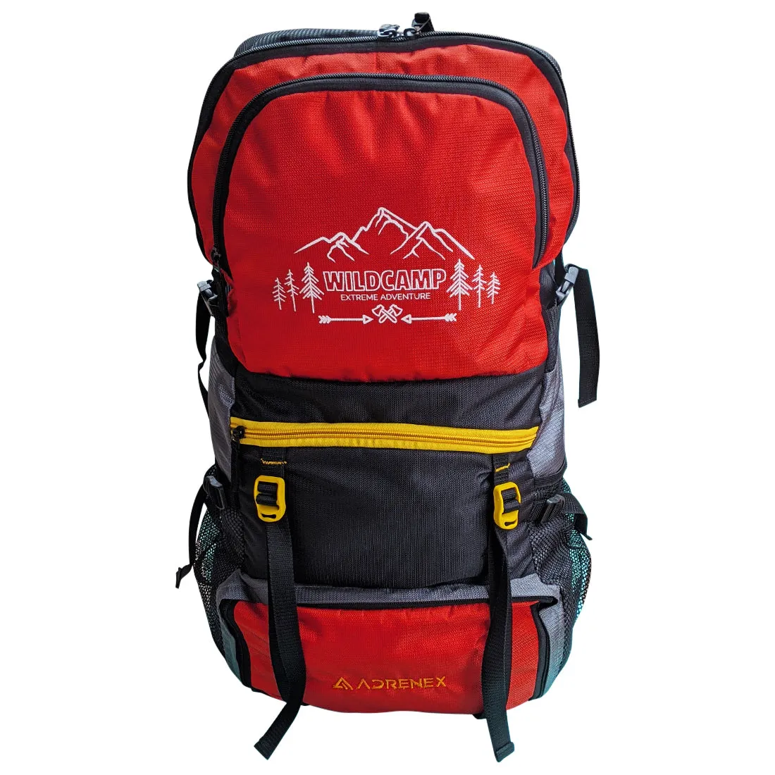 Wildcamp Travel Backpack - 55 Litre - RED