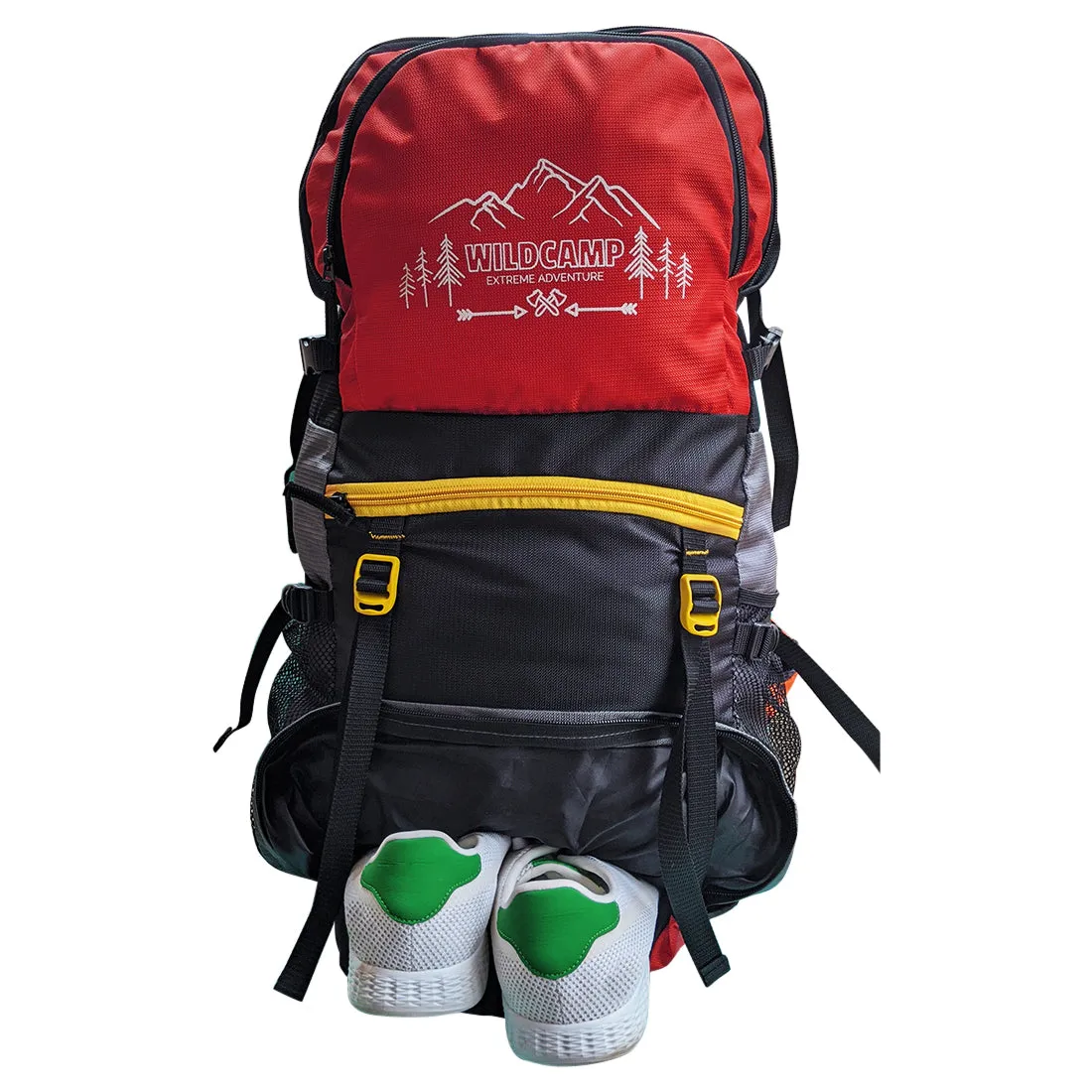 Wildcamp Travel Backpack - 55 Litre - RED