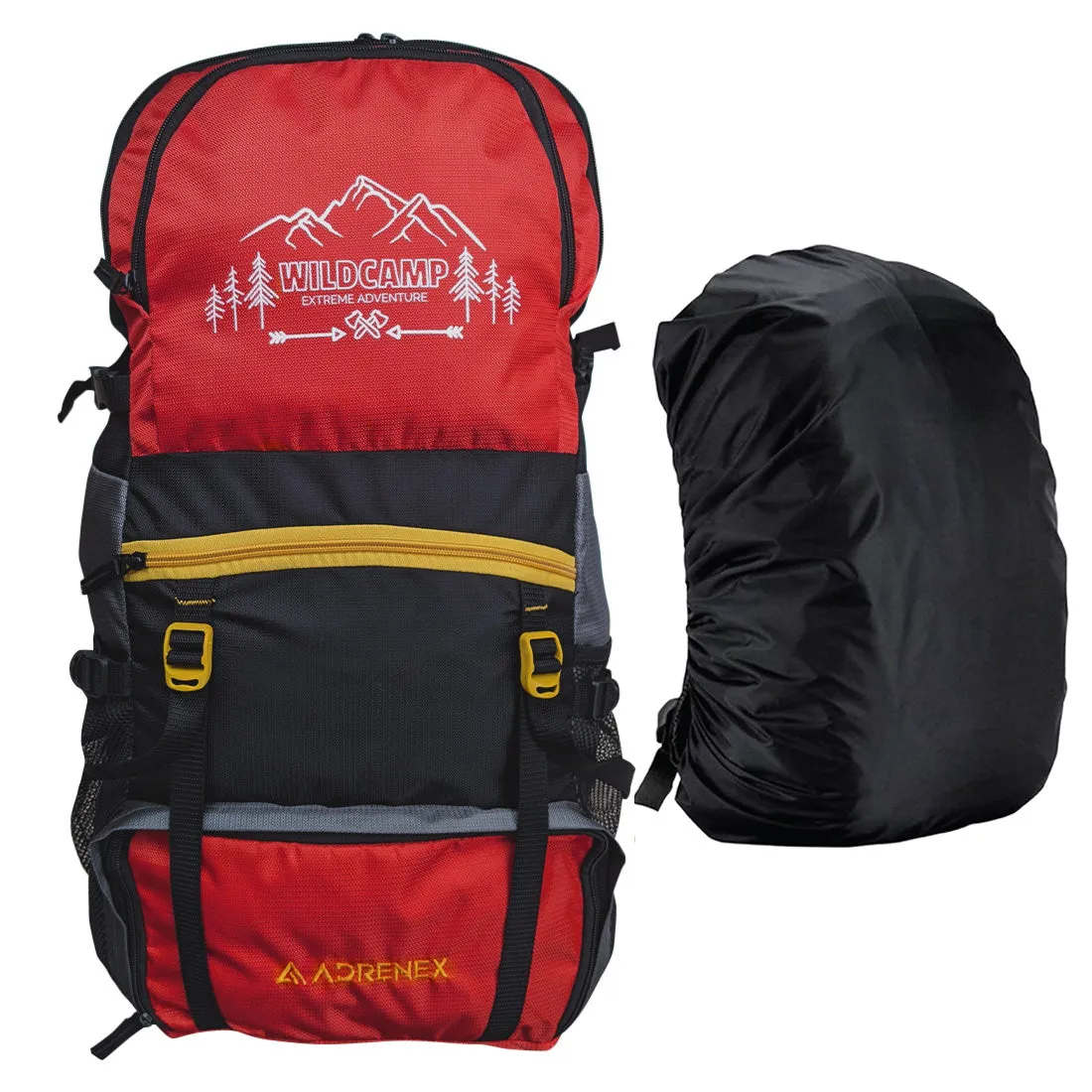 Wildcamp Travel Backpack - 55 Litre - RED