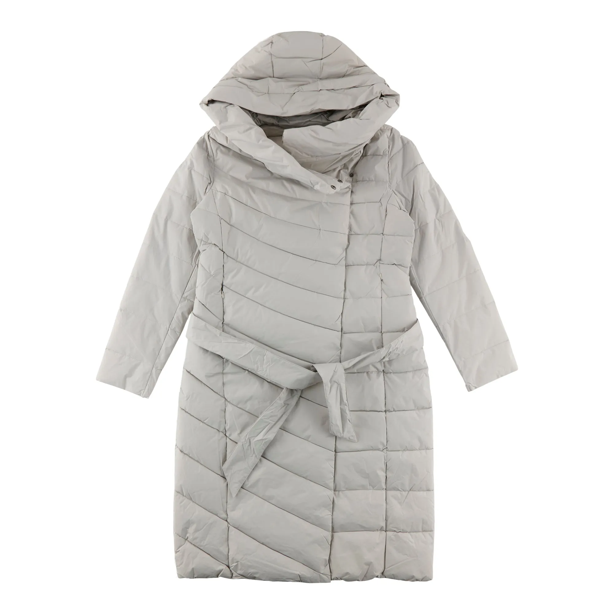 Women's Long Quilted Winter Jacket