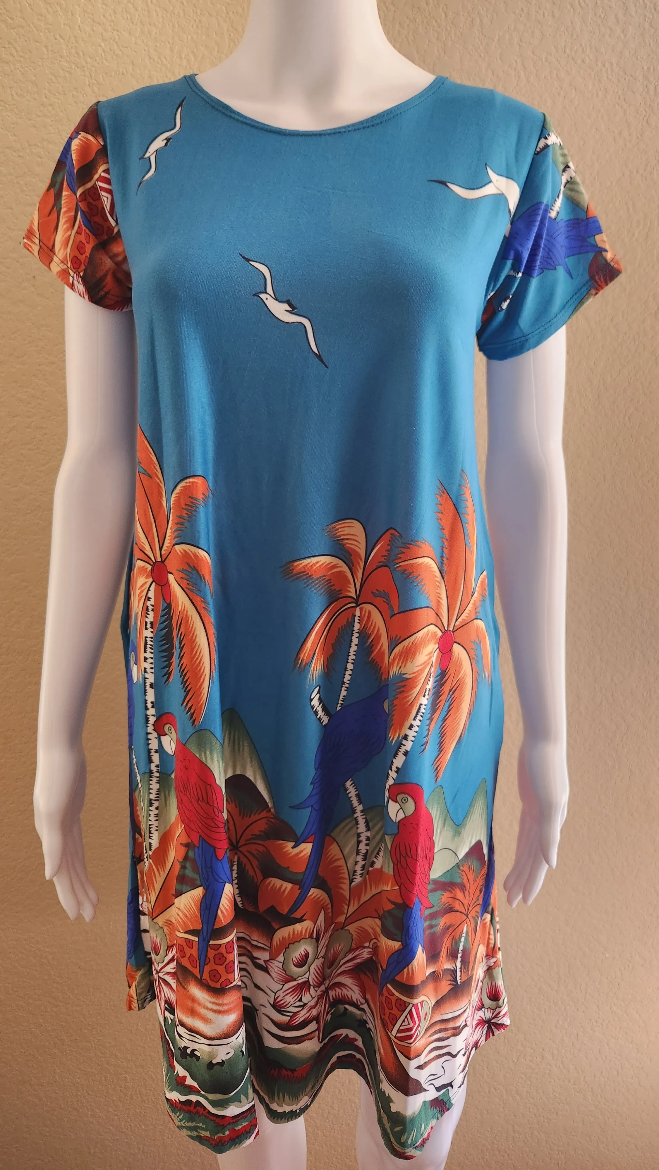 WT50 - Duster Filipina House Summer Comfortable Dress - With Sleeve